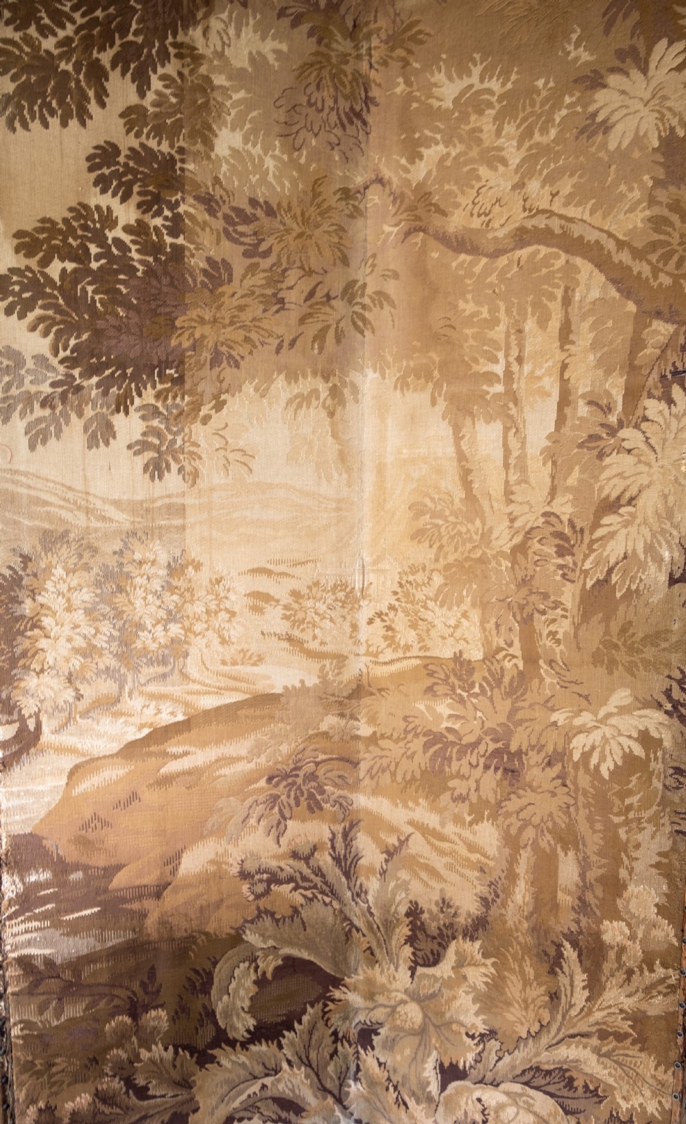 19th Century French Tapestry Four Panel Room Divider View V