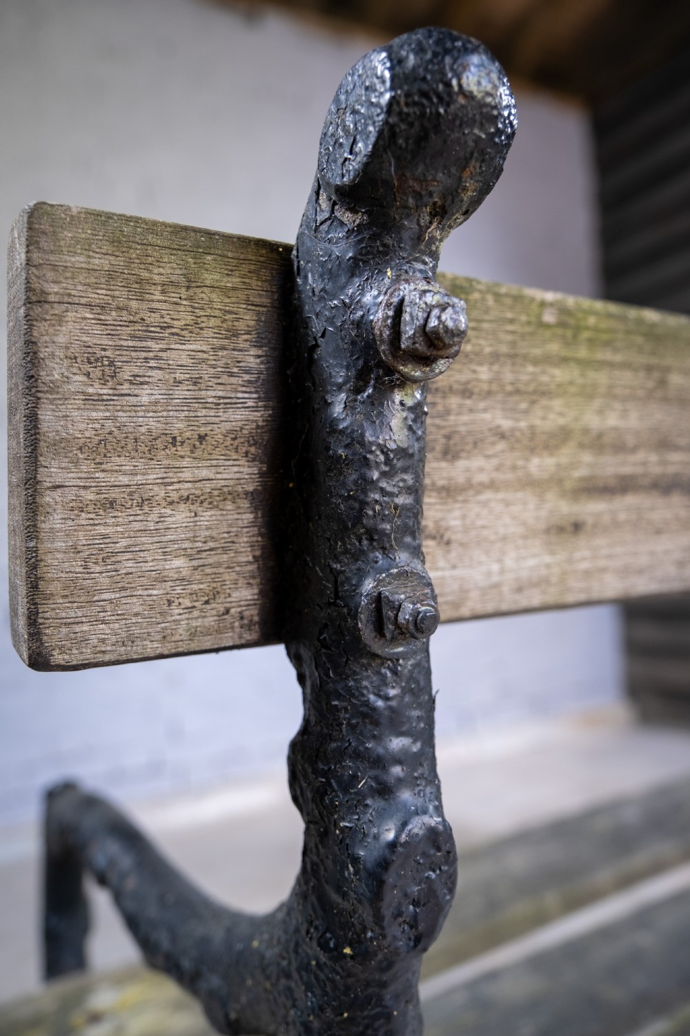 Early 20th Century Cast Iron 'Trunk' Bench by Bayliss Jones, Wolverhampton, c.1900. View VIII