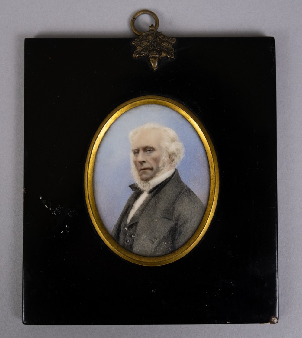 Early 19th Century Pair Of Miniature Portraits (Gentleman & Lady), c.1810 View II