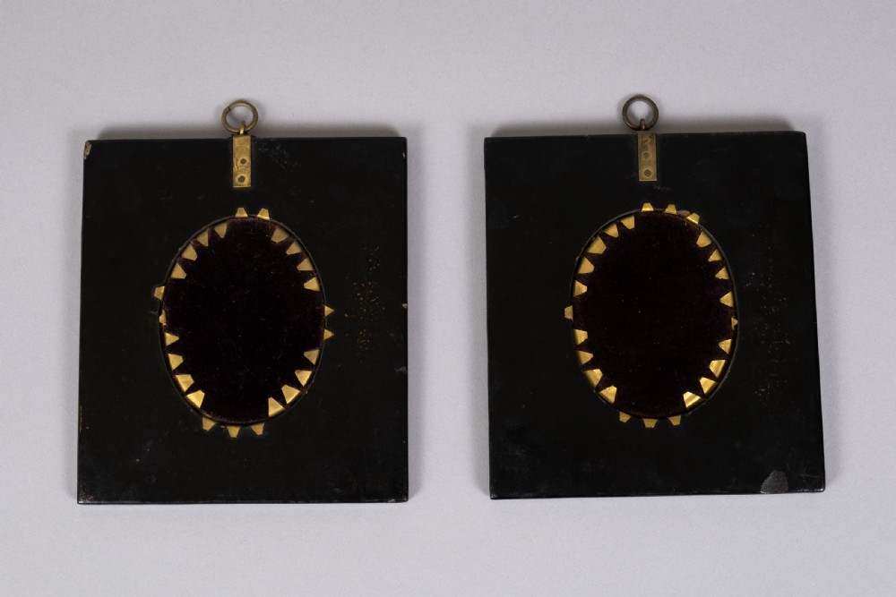 Early 19th Century Pair Of Miniature Portraits (Gentleman & Lady), c.1810 View IX