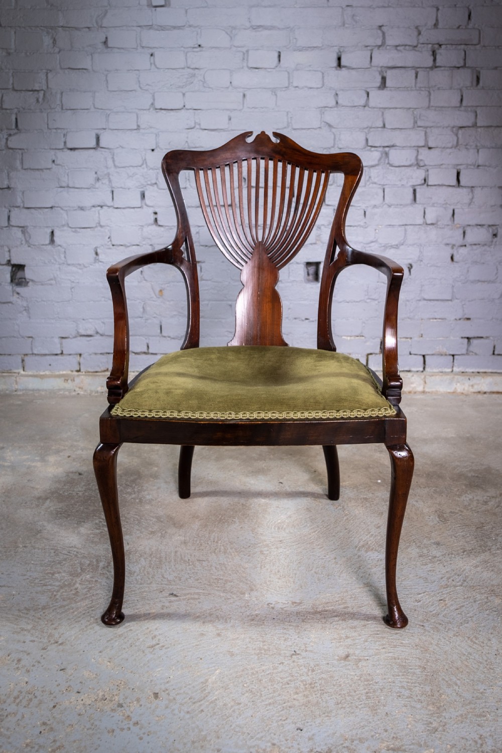 19th Century Mahogany Art Nouveau Chair In The Manner of J. Shoolbred, c.1880 View II
