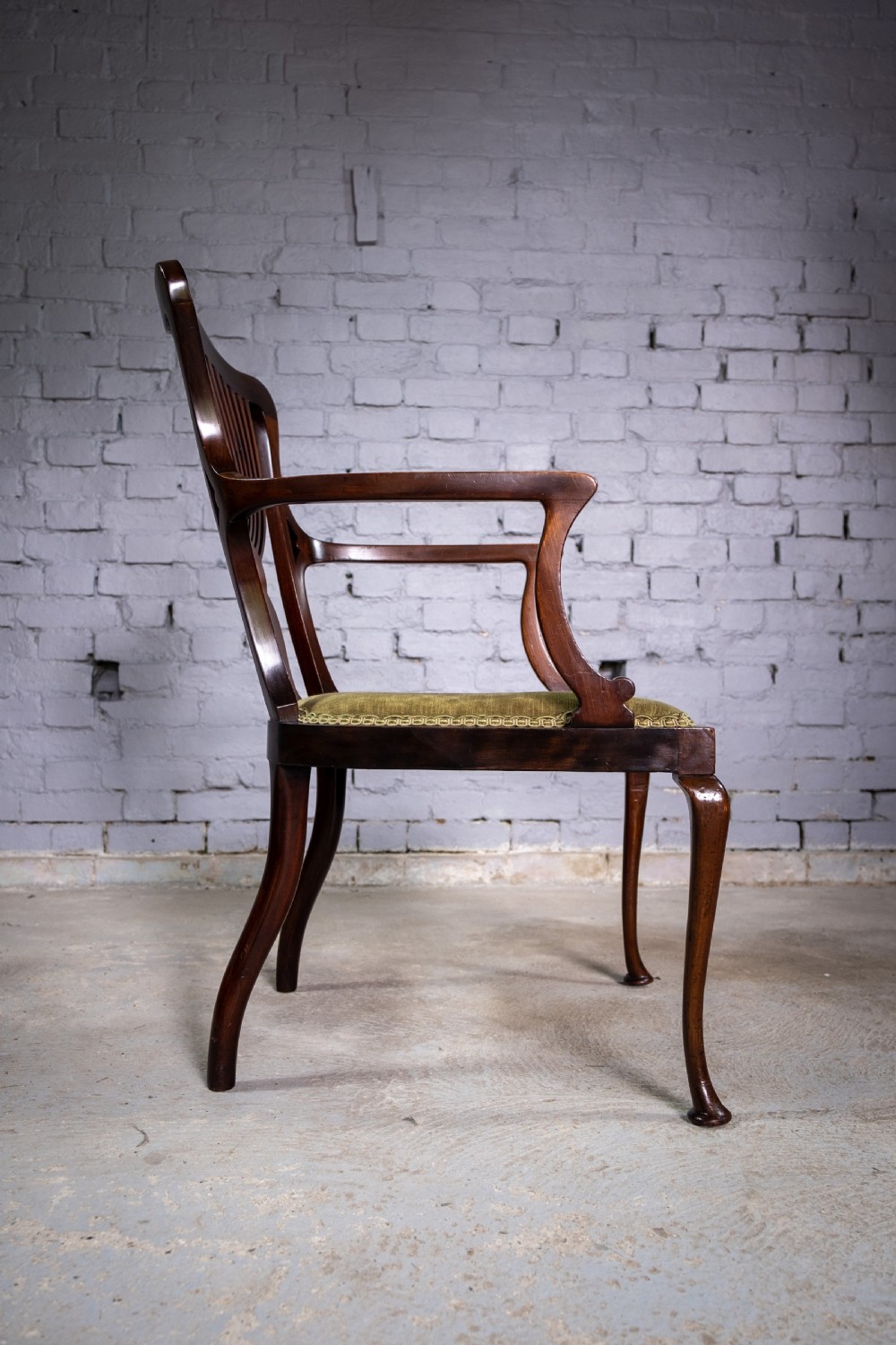 19th Century Mahogany Art Nouveau Chair In The Manner of J. Shoolbred, c.1880 View III