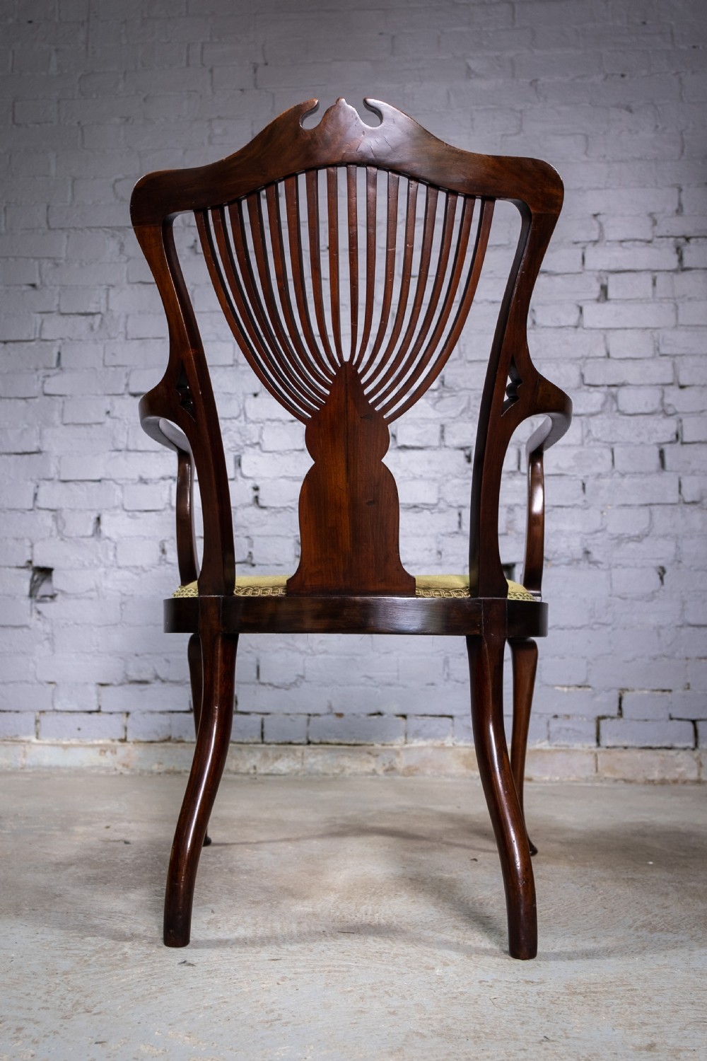 19th Century Mahogany Art Nouveau Chair In The Manner of J. Shoolbred, c.1880 View V