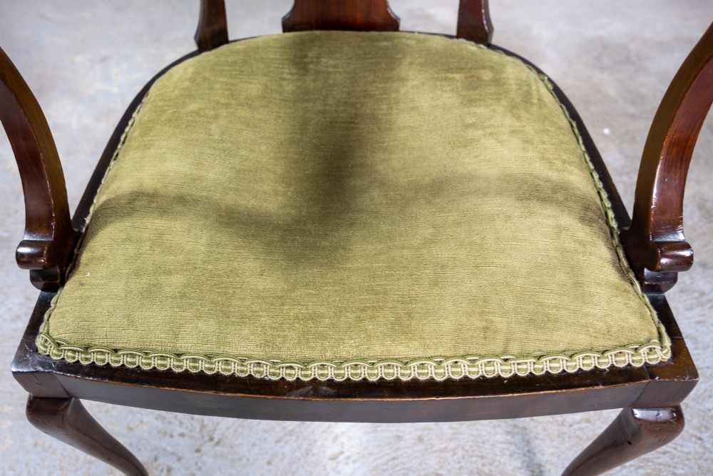 19th Century Mahogany Art Nouveau Chair In The Manner of J. Shoolbred, c.1880 View VIII