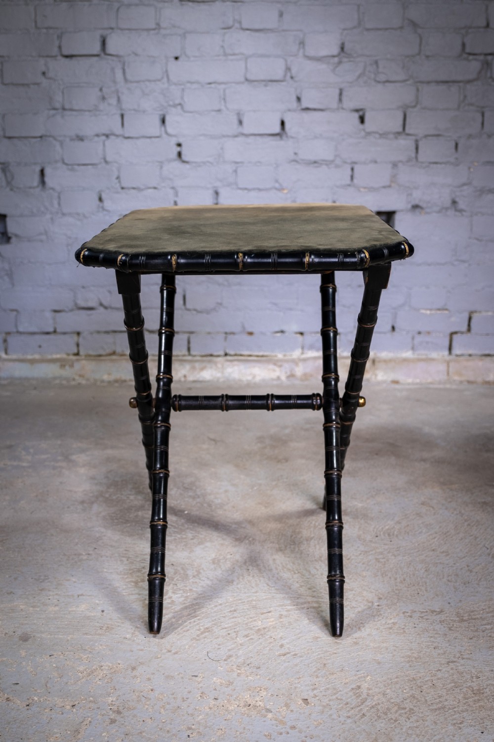 William Whiteley, London, Ebonised & Gilt Faux Bamboo Folding Table, c.1880 View IX