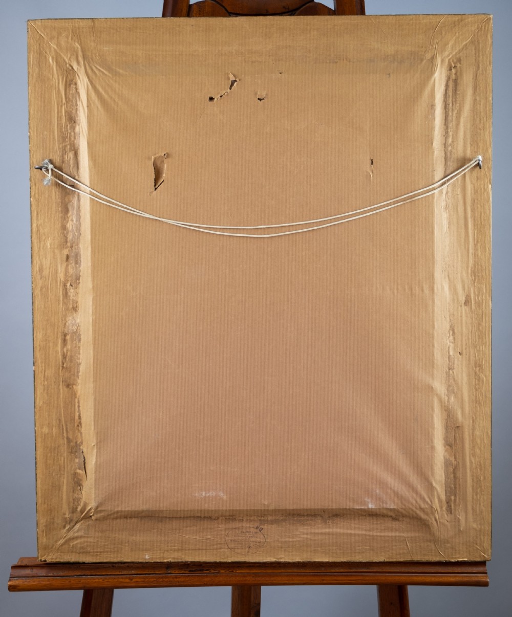 Large 19th Century Portrait Of A Gentleman, Dated & Monogrammed. English School. View X