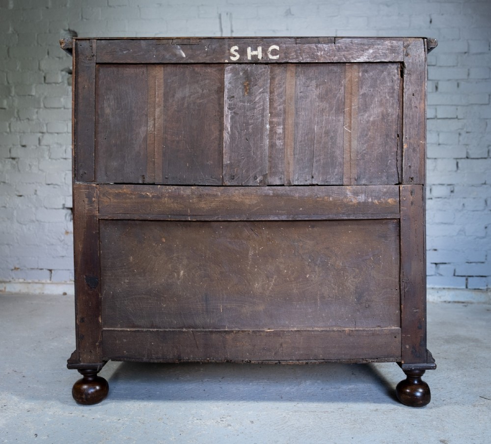 Charles II English Oak Chest Of Drawers, c.1680. View XIII