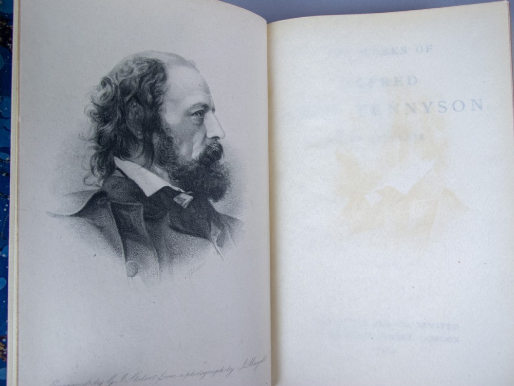 1919 The Works Of Alfred Lord Tennyson In One Volume. Fine Binding. View X