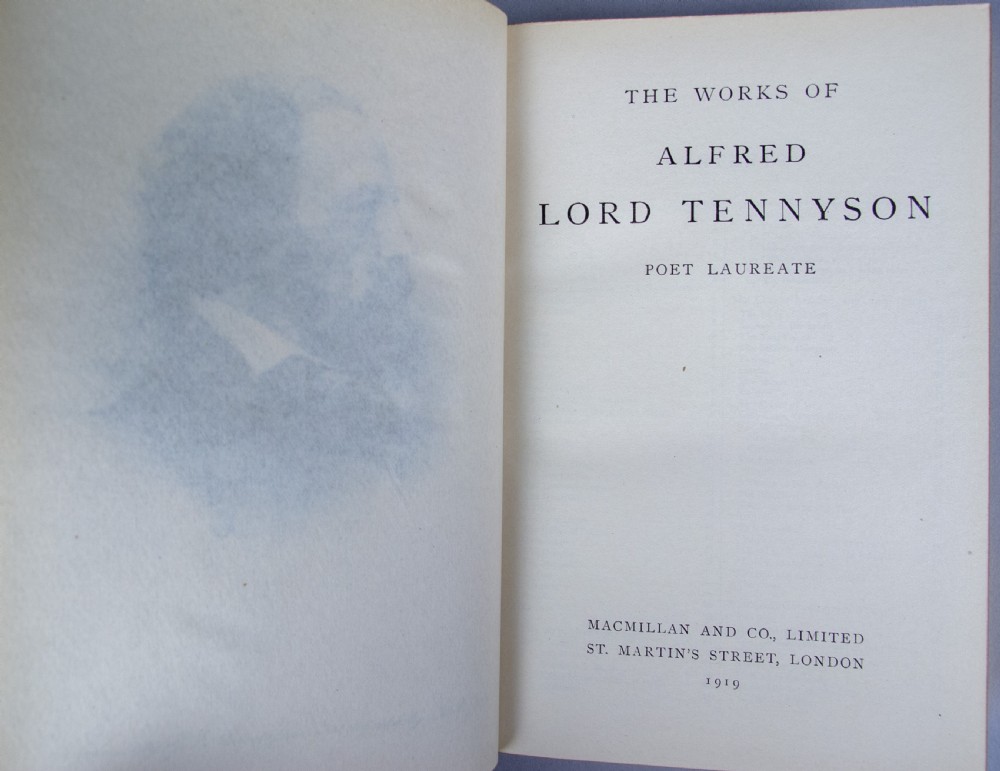 1919 The Works Of Alfred Lord Tennyson In One Volume. Fine Binding. View XI