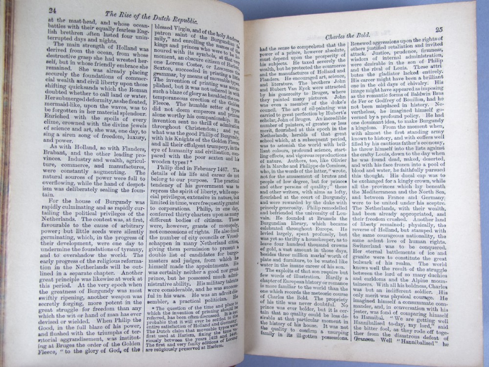 1880 The Rise Of The Dutch Republic by John Lothrop Motley. Complete in One Volume. View X