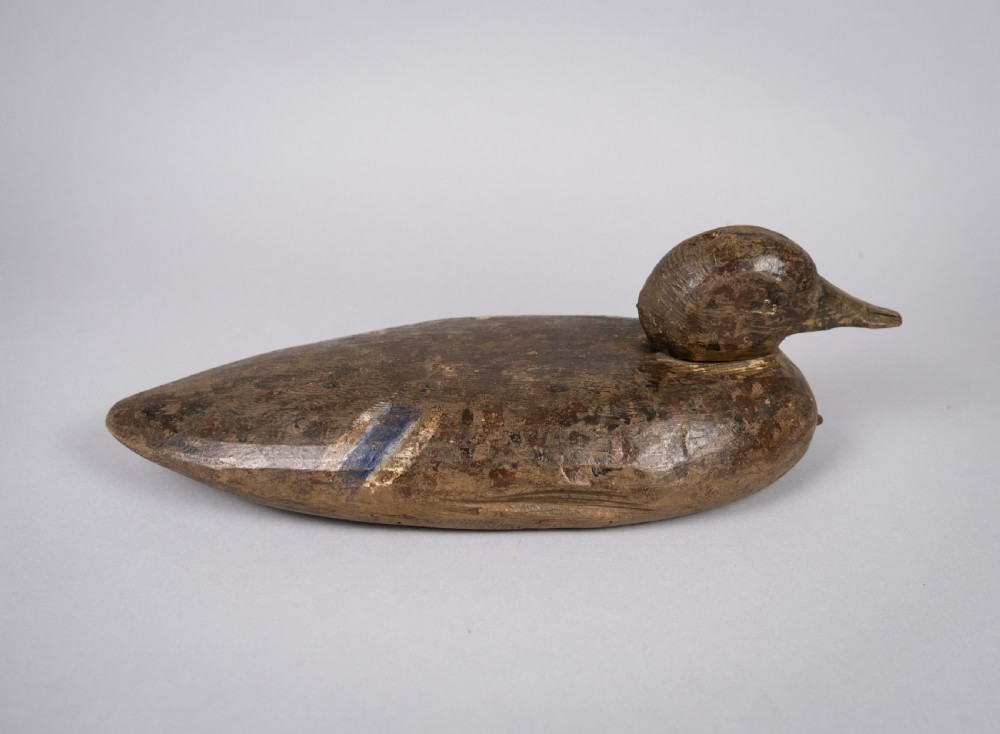 Pair of 19th Century Wooden Painted Decoy Ducks View III