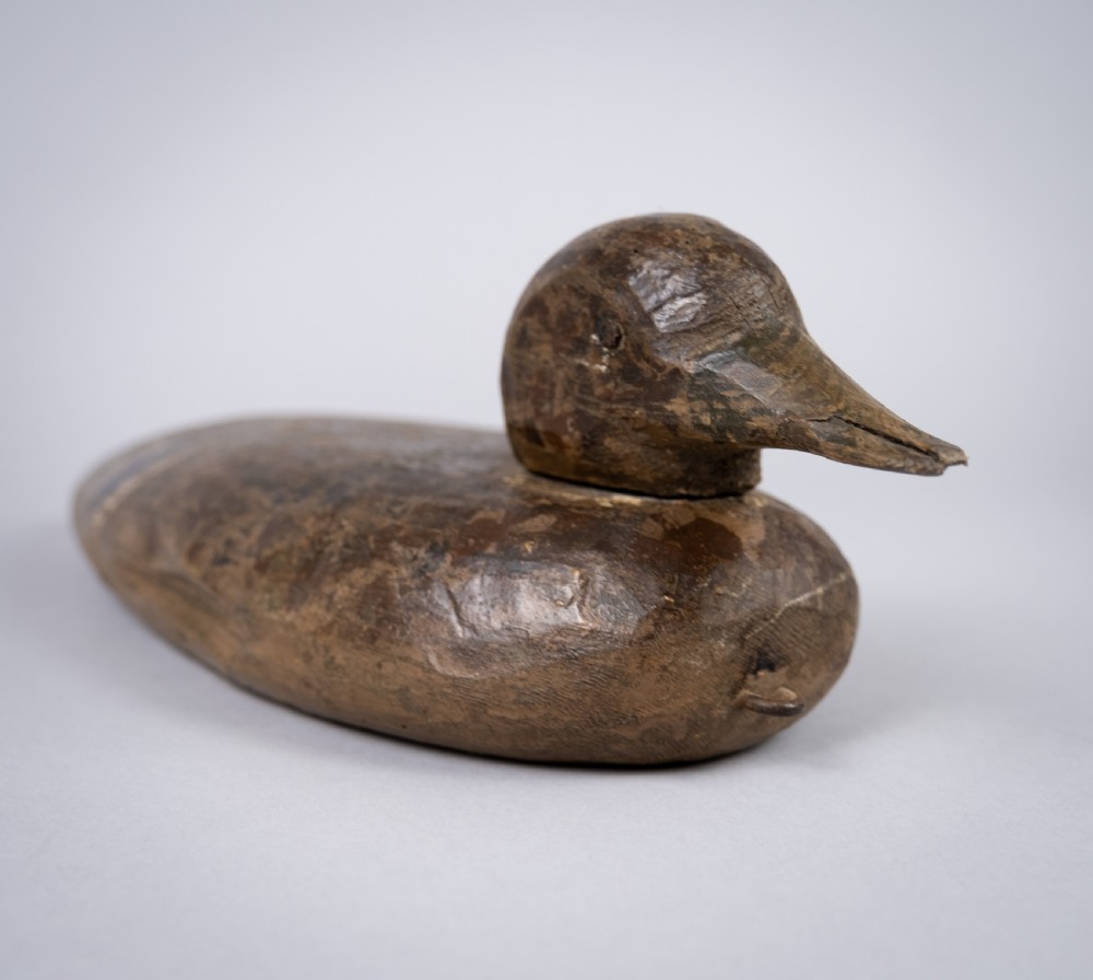 Pair of 19th Century Wooden Painted Decoy Ducks View IV