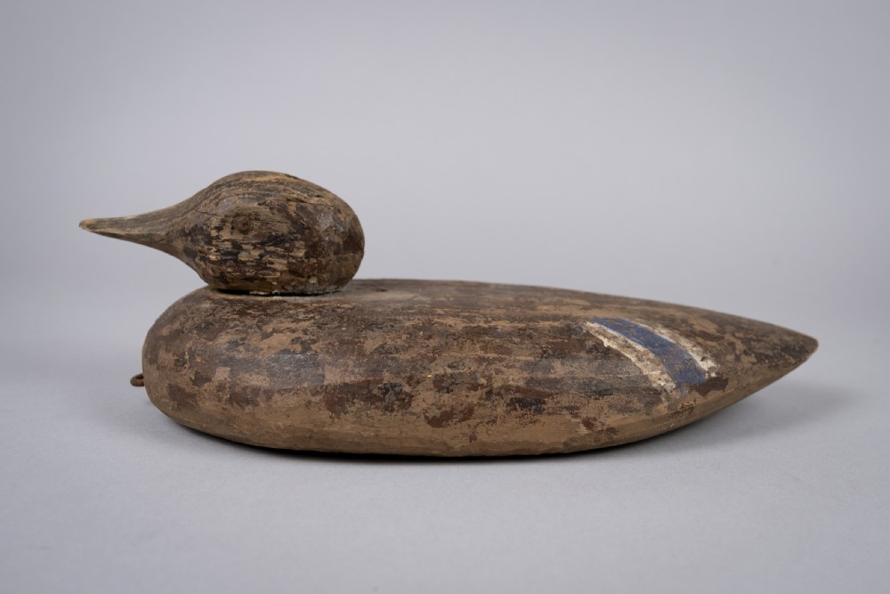 Pair of 19th Century Wooden Painted Decoy Ducks View V