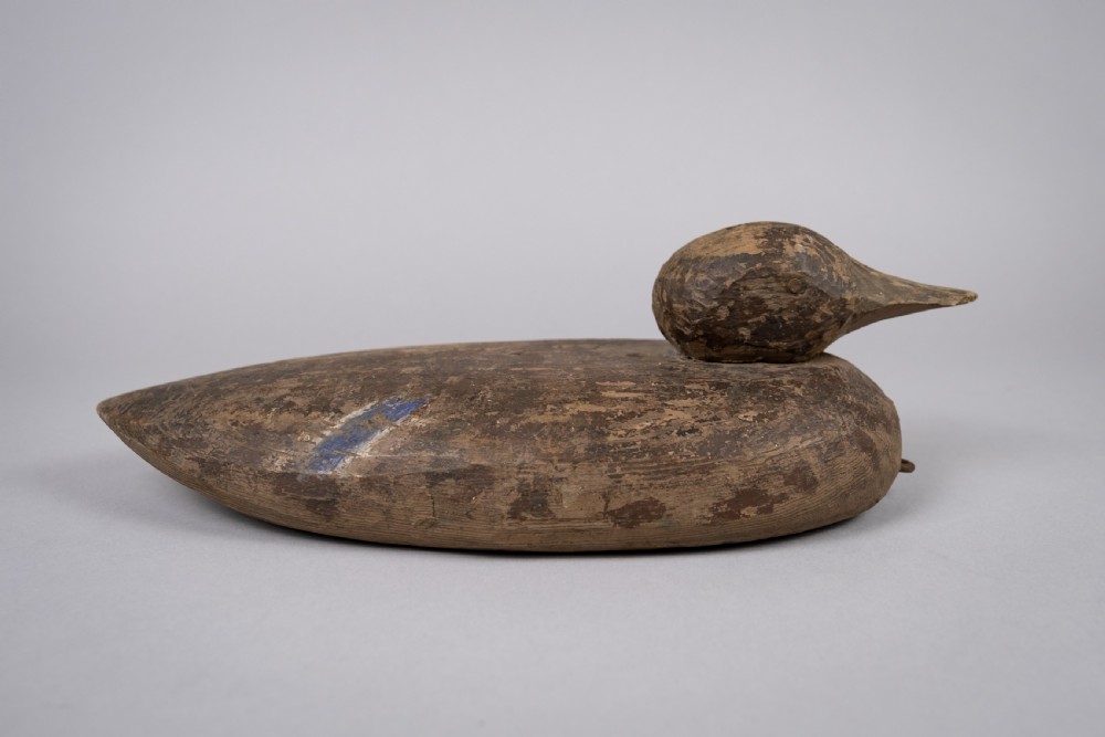 Pair of 19th Century Wooden Painted Decoy Ducks View VI