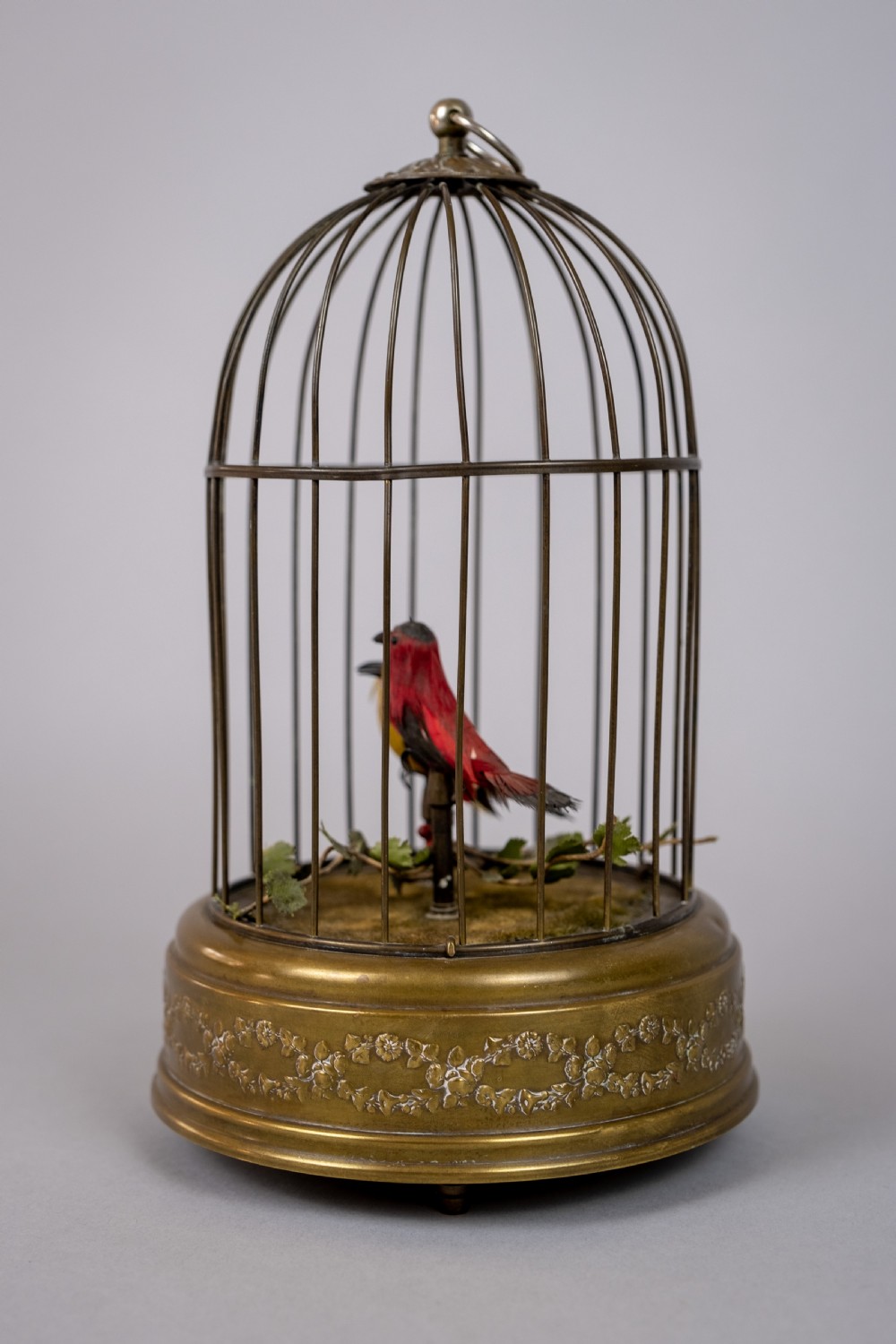 Early 20th Century Swiss Singing Bird Automaton by Reuge Music, Sainte-Croix. View IV