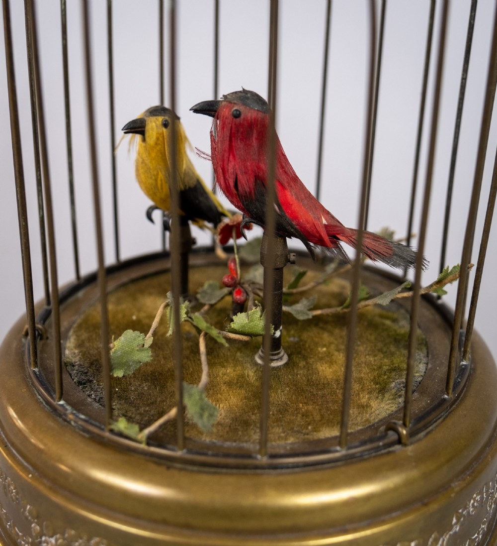 Early 20th Century Swiss Singing Bird Automaton by Reuge Music, Sainte-Croix. View VI