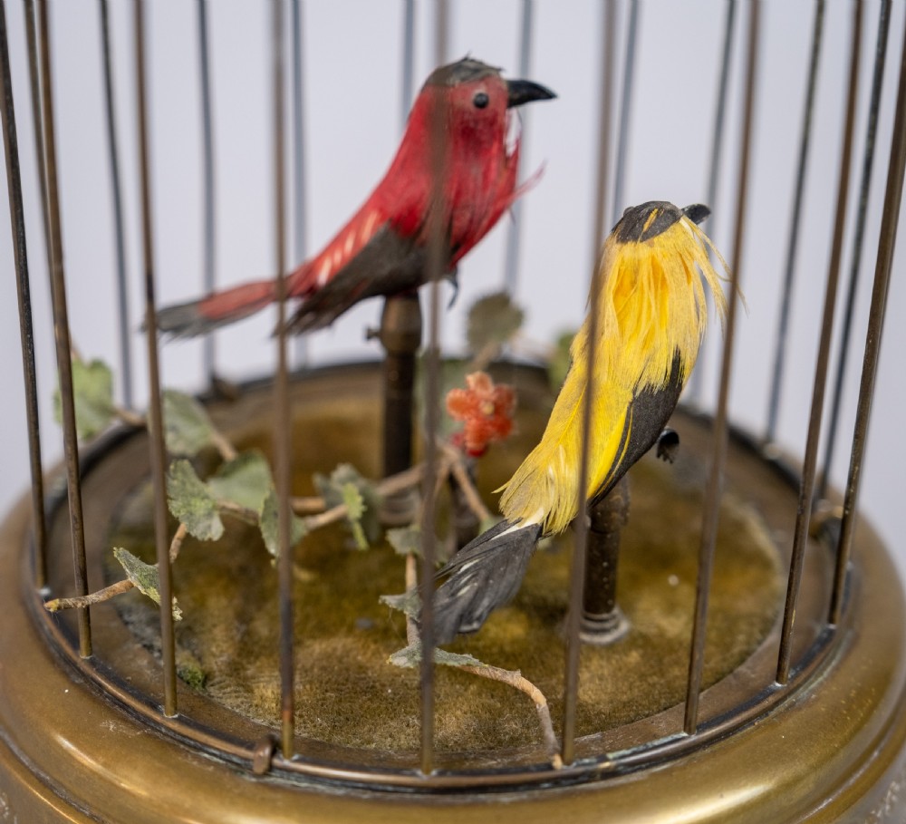 Early 20th Century Swiss Singing Bird Automaton by Reuge Music, Sainte-Croix. View VIII