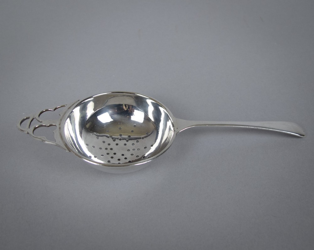 Sterling Silver Tea Strainer by JB Chatterley & Sons, London, 1935