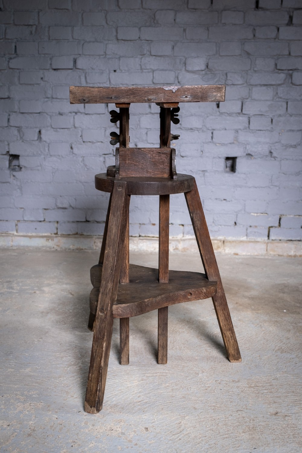 Early 20th Century Adjustable & Tilting Sculpture Stand. View III