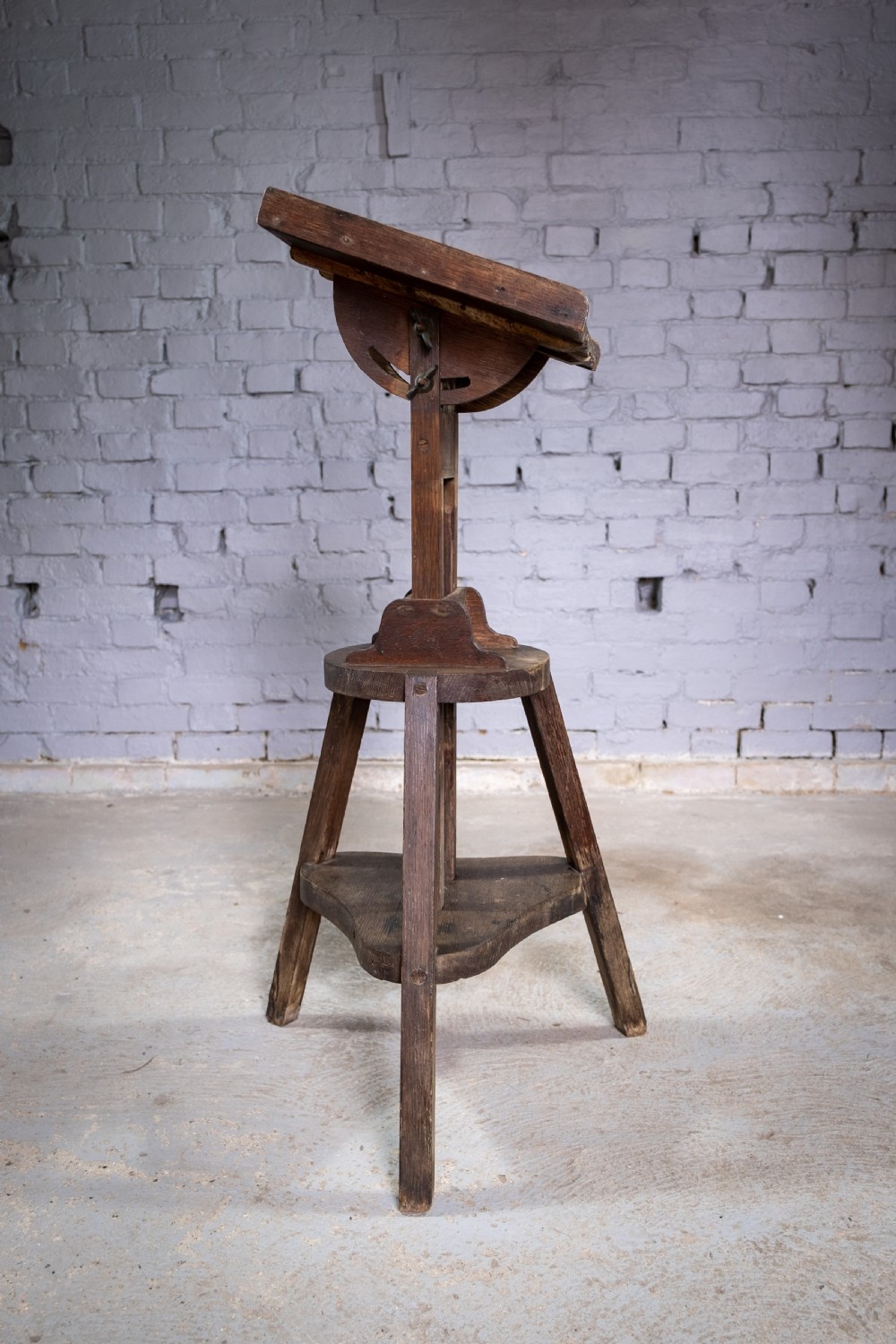 Early 20th Century Adjustable & Tilting Sculpture Stand. View IV