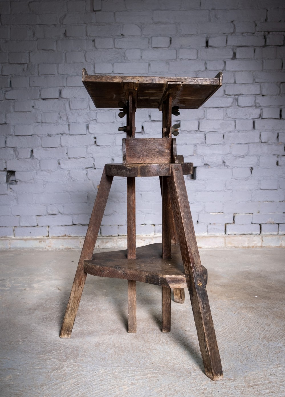 Early 20th Century Adjustable & Tilting Sculpture Stand. View VIII