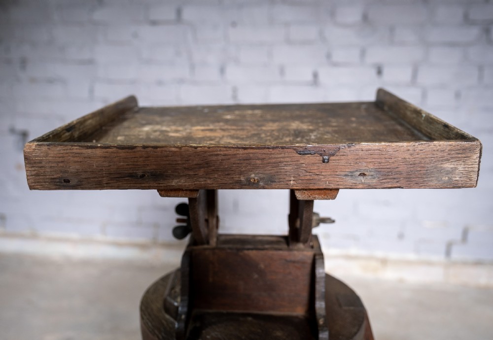 Early 20th Century Adjustable & Tilting Sculpture Stand. View X