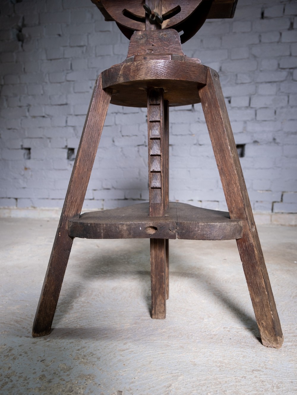 Early 20th Century Adjustable & Tilting Sculpture Stand. View XI