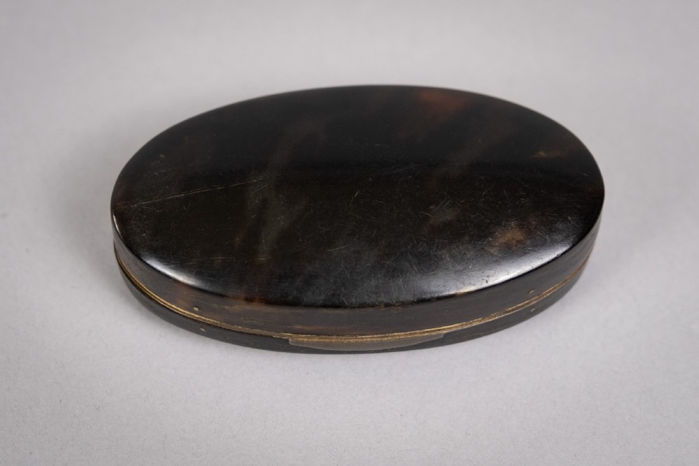 19th Century Tortoiseshell & Gilt Metal 'Leaf' Snuff Box View VI