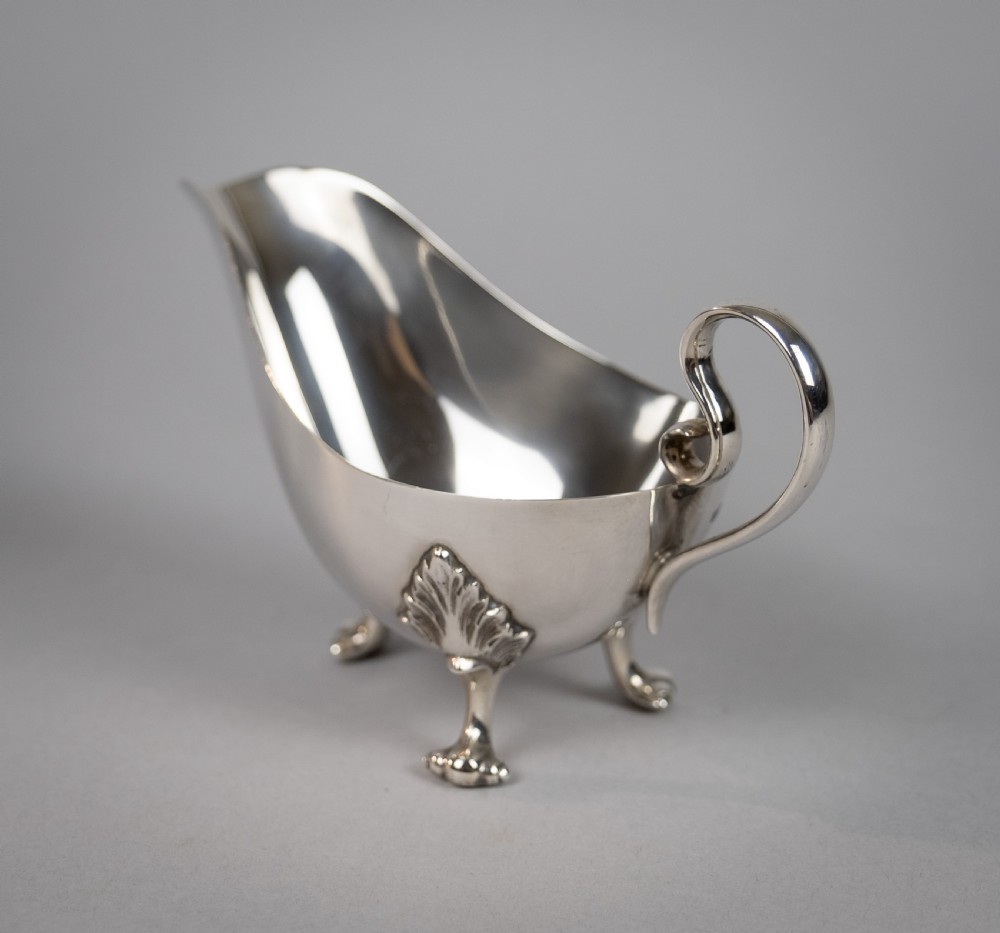 James Dixon & Sons Sterling Silver Sauce Boat - Sheffield, 1935. View III