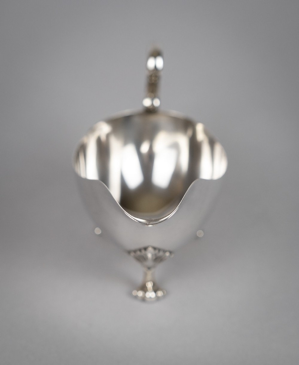 James Dixon & Sons Sterling Silver Sauce Boat - Sheffield, 1935. View VII