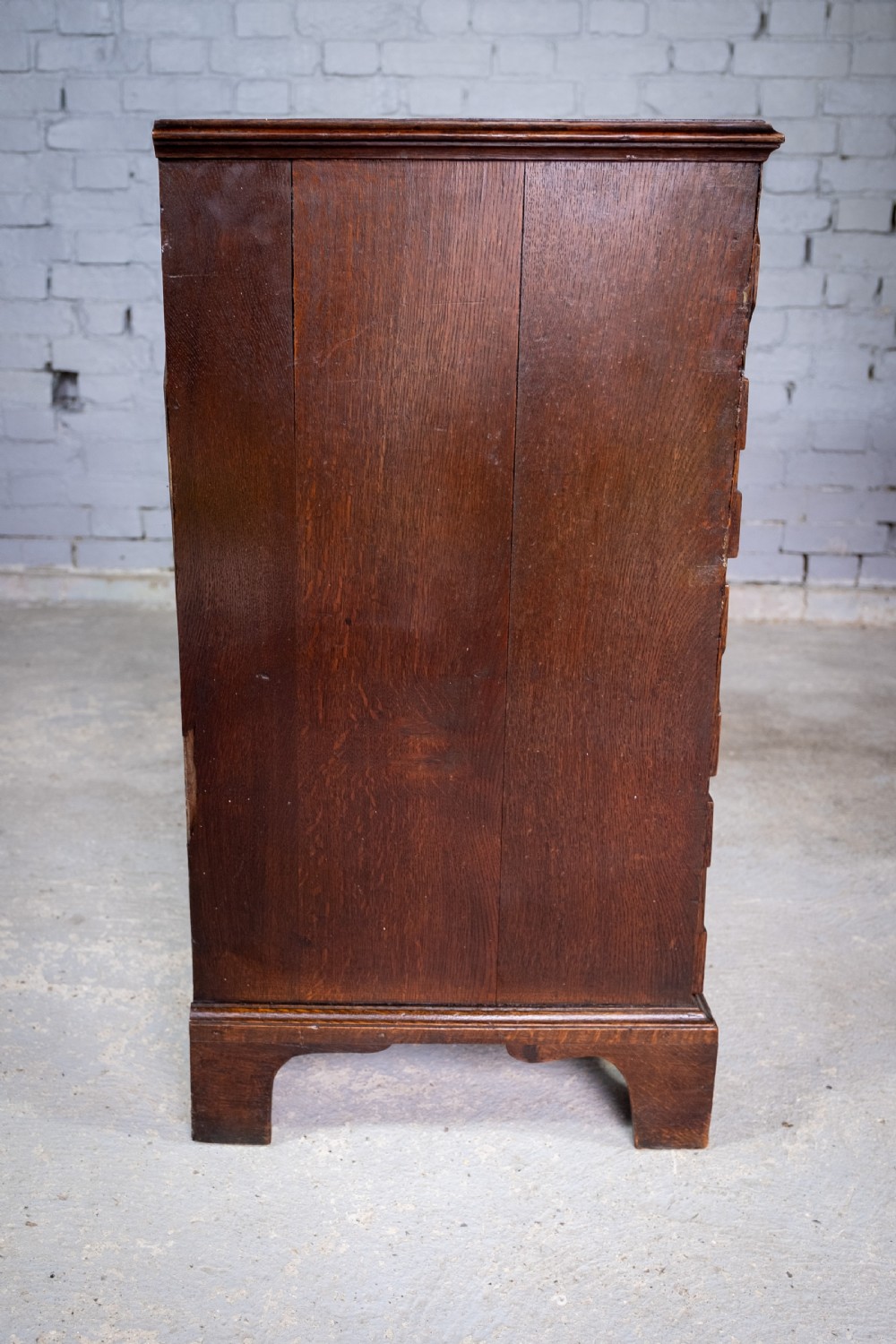 18th Century & Later Geometric Oak Chest Of Drawers. View XIV