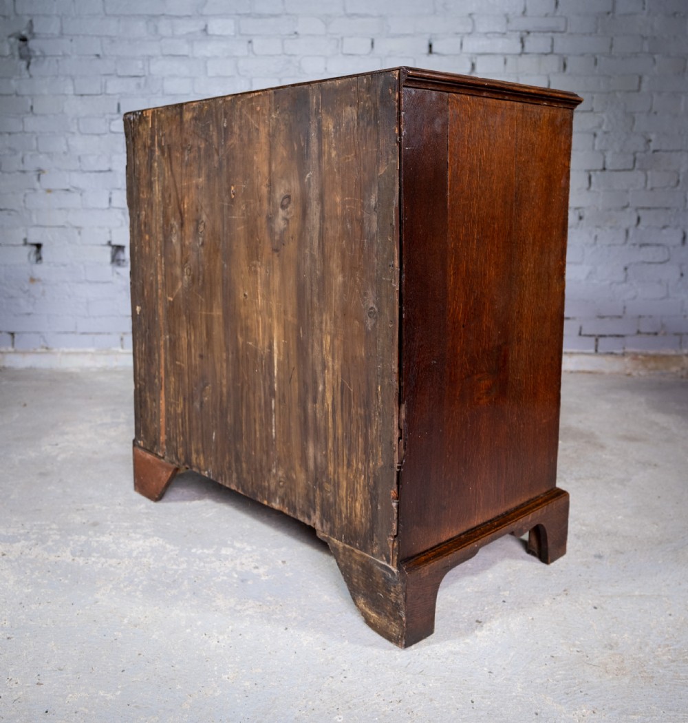 18th Century & Later Geometric Oak Chest Of Drawers. View XV