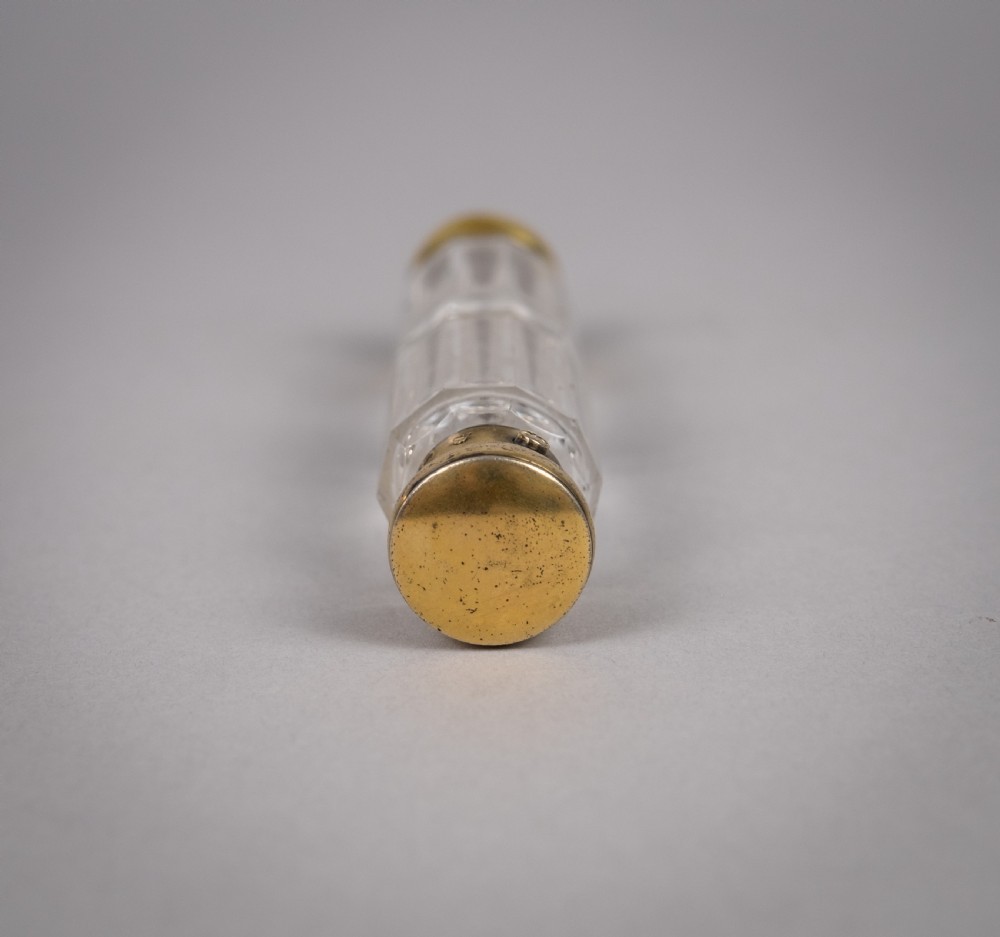 Rare Silver Gilt Double Ended Scent Bottle By John Harris, London, 1857. View IX