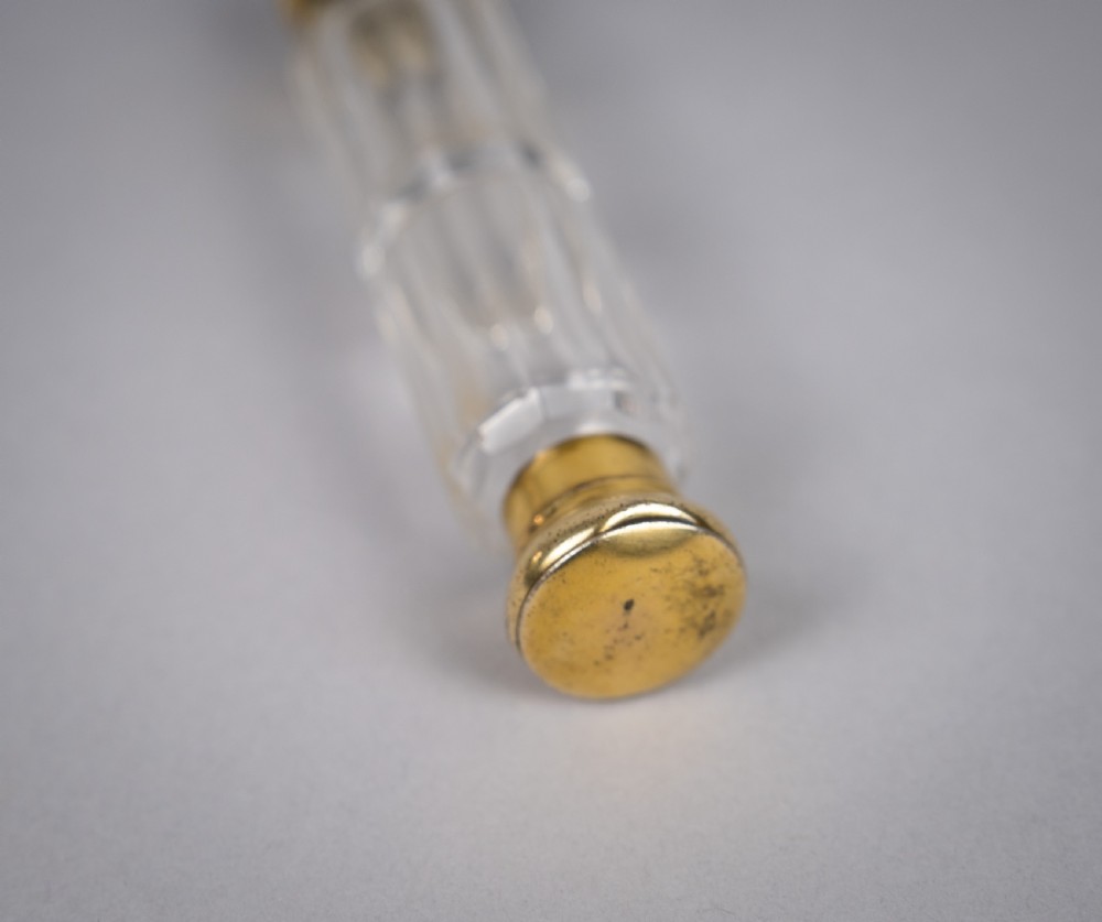 Rare Silver Gilt Double Ended Scent Bottle By John Harris, London, 1857. View X