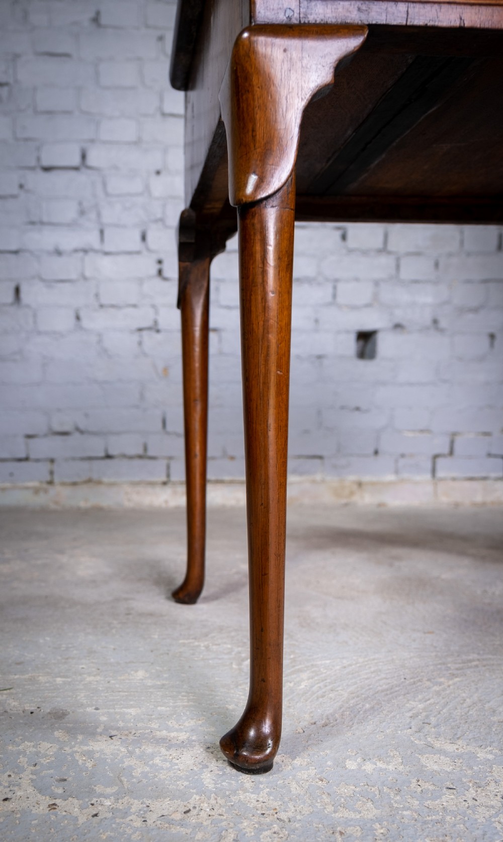 Fine George III Mahogany Single Drawer Side Table. View V
