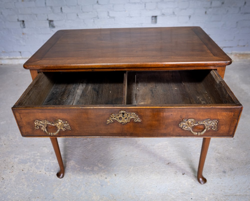 Fine George III Mahogany Single Drawer Side Table. View VIII