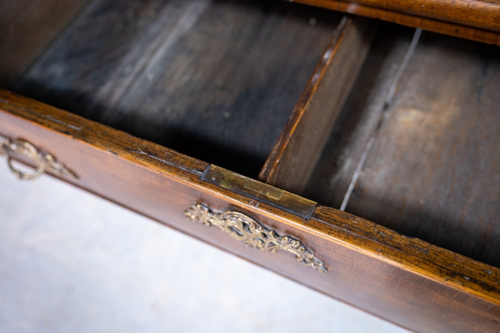 Fine George III Mahogany Single Drawer Side Table. View IX