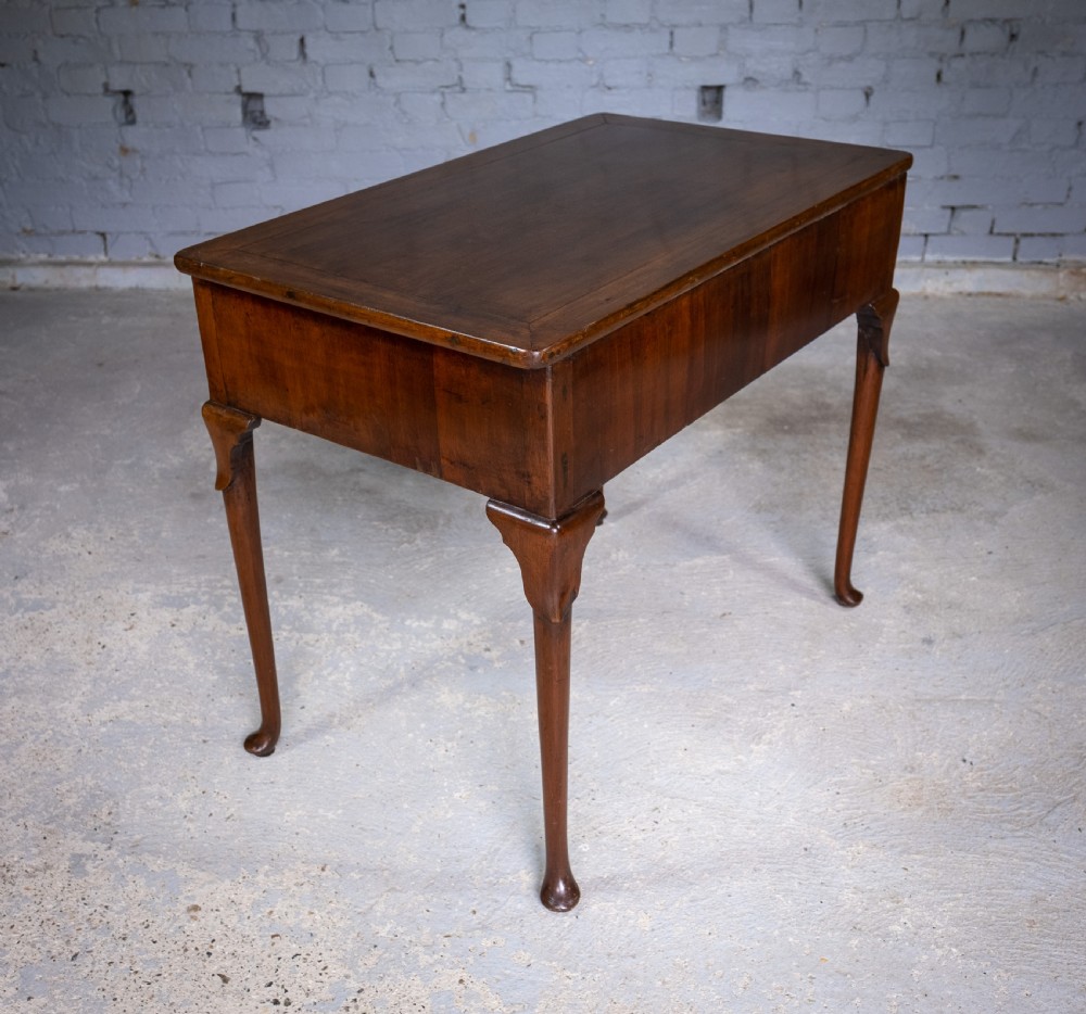 Fine George III Mahogany Single Drawer Side Table. View XII