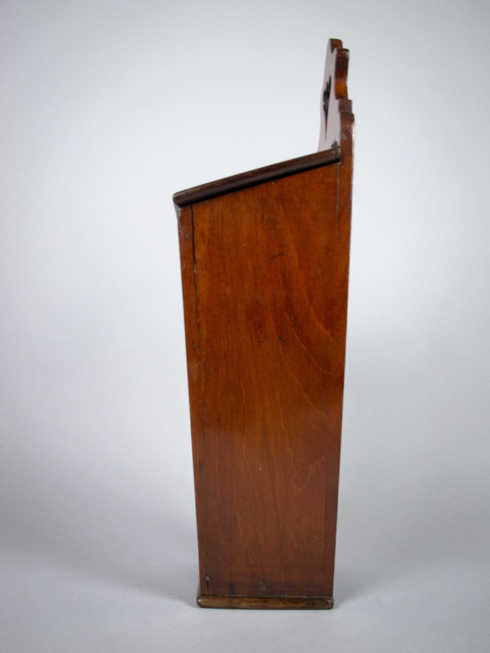 18th Century George III Mahogany Candle Box. View IX
