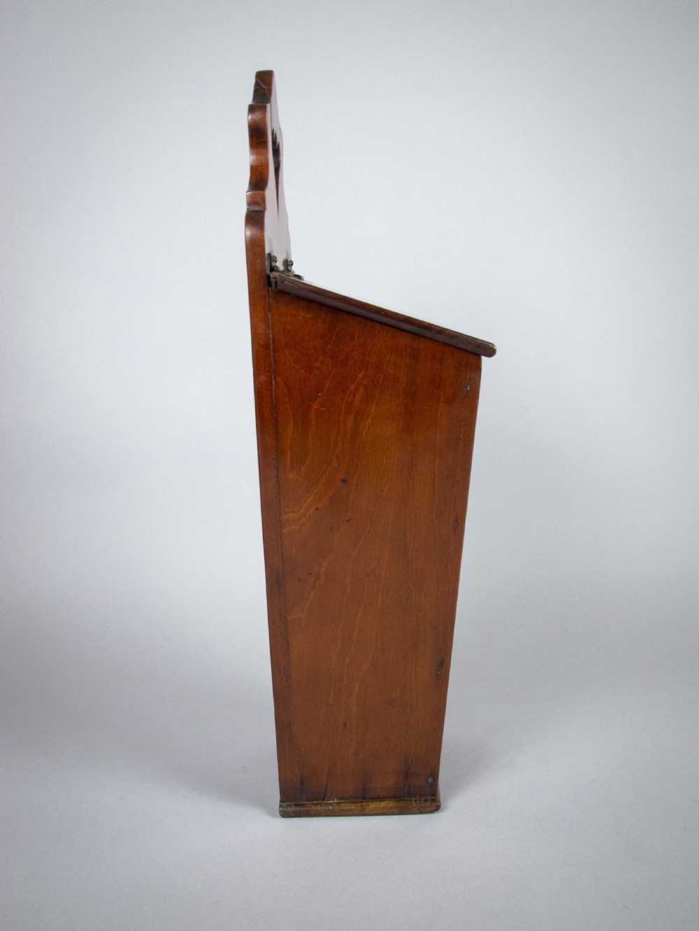 18th Century George III Mahogany Candle Box. View XII