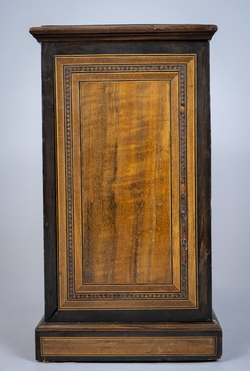 19th Century Inlaid Mahogany Drop Front Stationary Box, c.1880. View XI