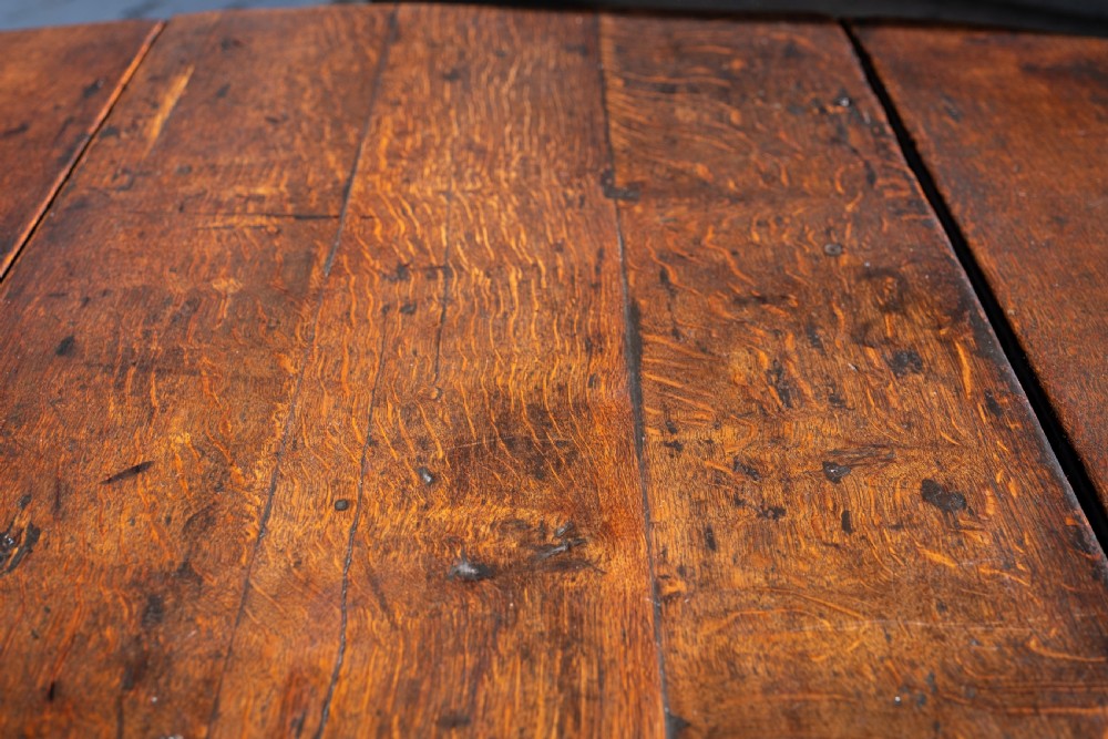 Charles II 17th Century Oak Gate Leg Table. View XII
