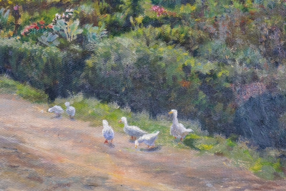 1895 'The Village Of Kilburn' (Lancashire) by Emily M. Prowde. Oil On Canvas. View IV
