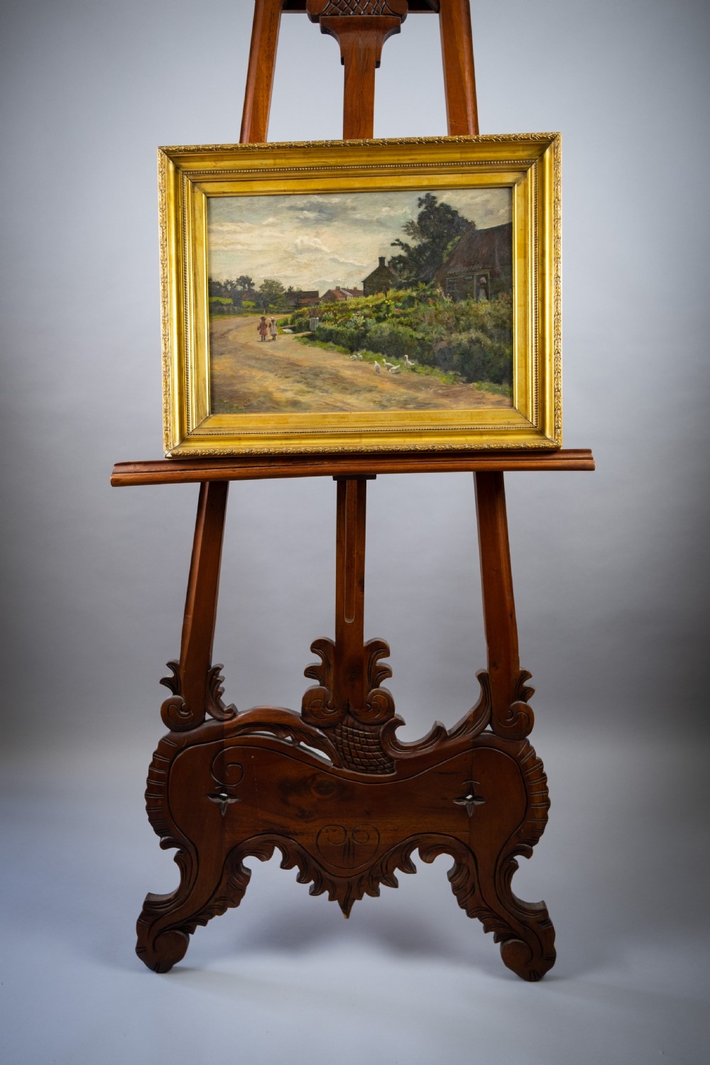 1895 'The Village Of Kilburn' (Lancashire) by Emily M. Prowde. Oil On Canvas. View VI