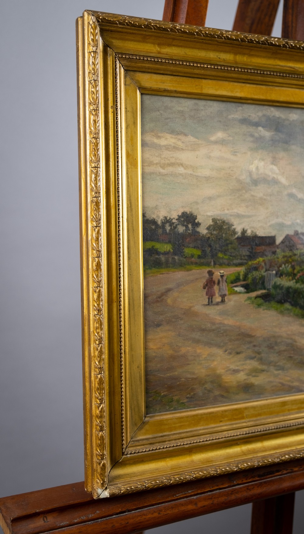 1895 'The Village Of Kilburn' (Lancashire) by Emily M. Prowde. Oil On Canvas. View VII