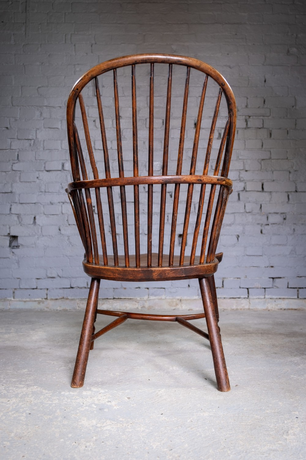 Georgian Saddle Seated Bow Back Windsor Chair, c.1800. View VII