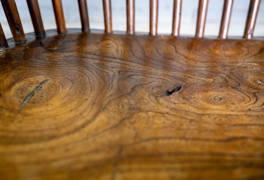 Georgian Saddle Seated Bow Back Windsor Chair, c.1800. View XV