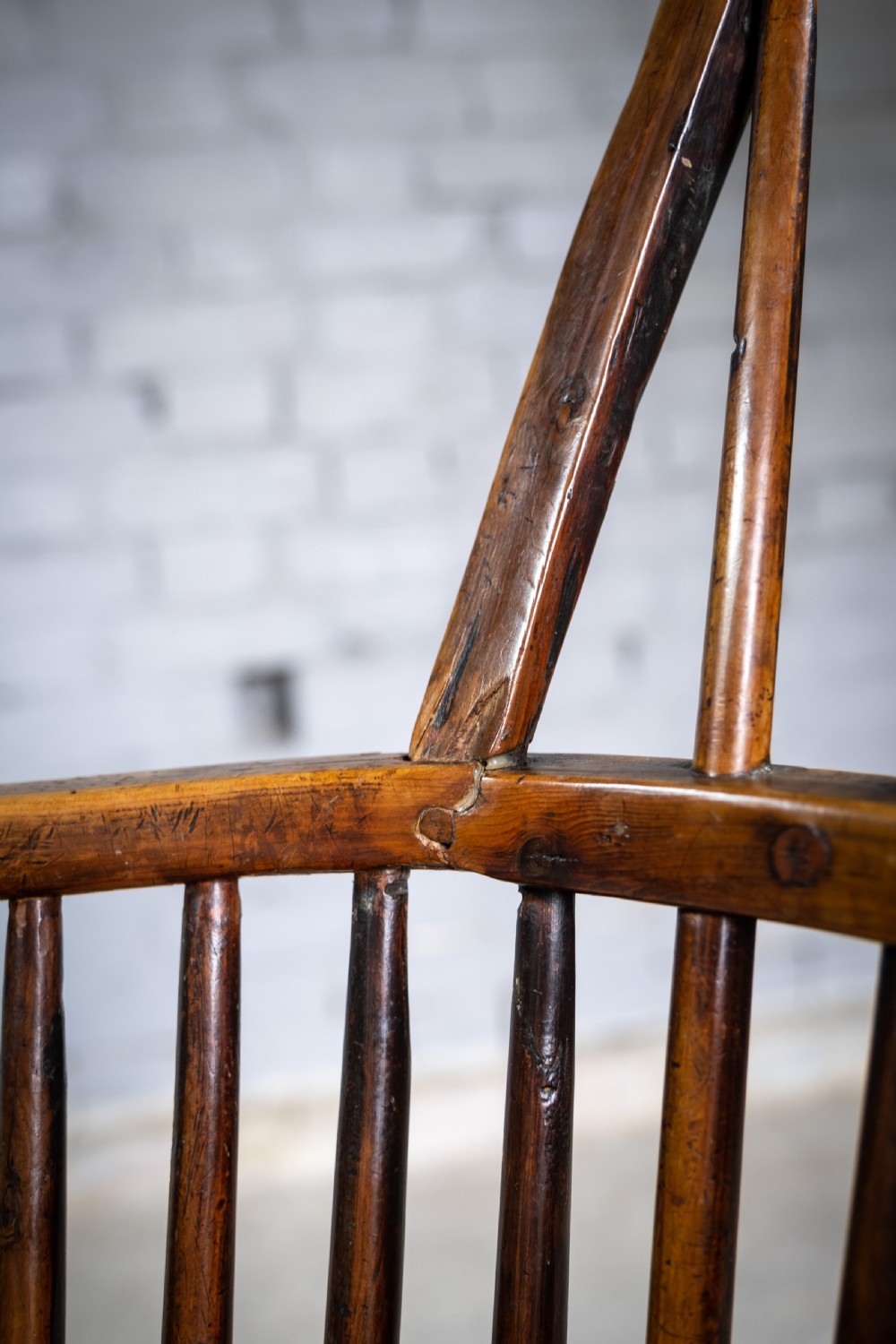 Georgian Saddle Seated Bow Back Windsor Chair, c.1800. View XX