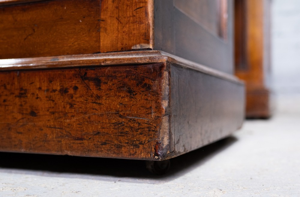 Newson & Co London 19th Century Mahogany Pedestal Desk View XI