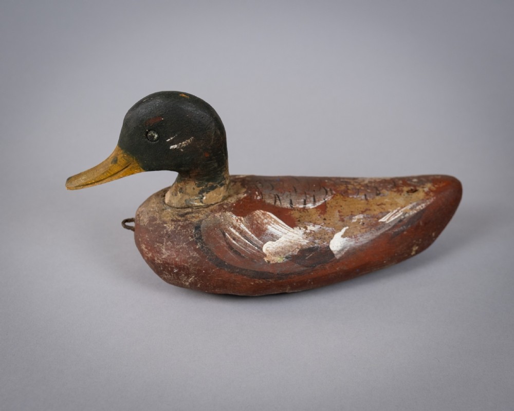 Early 20th Century Carved Painted Decoy Mallard Duck View III